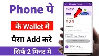 Phonepe Wallet Me Paise Kaise Add Kare2024 | How To Add Money In Phonepe Wallet from Bank Account