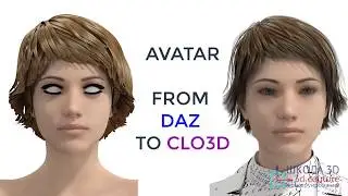 How to use Daz avatar in Clo3d - Аватар из Daz в Clo