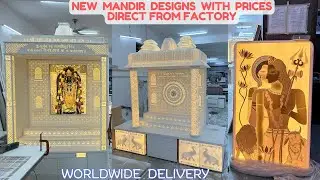New Modern Mandir Designs at Negotiable Price from Factory Corian Mandir Wooden Mandir Marble Mandir