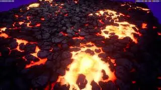 Animated Lava Materials (UE4, Stylized)