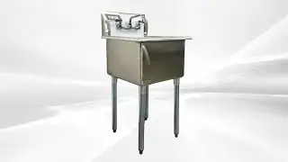 NSF 18-inch stainless steel sink Stainless steel single-sink sink Commercial 1BS -1818 -318