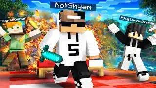 How I Dominate A Bedwars In This Minecraft SMP | Not_Shyam