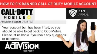 How To Unban Call Of Duty Mobile Account - How To Fix Banned Account In Call Of Duty Mobile 2024