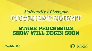 University of Oregon 2021 Commencement Procession