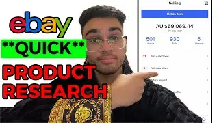 *QUICK* How To Find SUPER Profitable Ebay Dropshipping Products In Under 5 MINUTES! (For BEGINNERS)