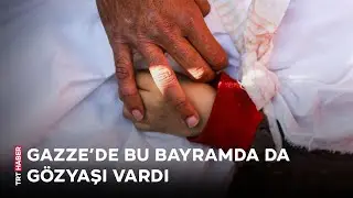 Gazze'de İsrail bombardımanı altında bayram...
