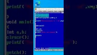 multiplication using function in c | 