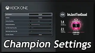 Settings To Use For CHAMPION : Rainbow Six Siege