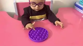 AJ doesn’t like tobe disturbed while playing #baby #cutebaby #chubby #busybaby #popit
