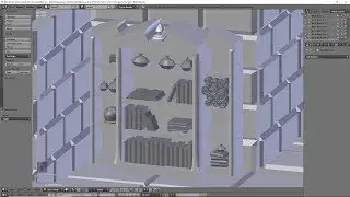 3D Modeling Items in Blender for a Bookshelf | Custom Dungeon Pt5