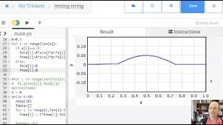 The Wave Equation and Finite Difference Method for a String in Python