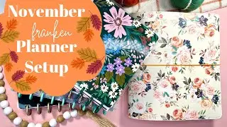 NOVEMBER PLANNER SETUP | THE HAPPY PLANNER - PLANNER MOVE IN - FRANKENPLANNER FRANKEN PLANNER