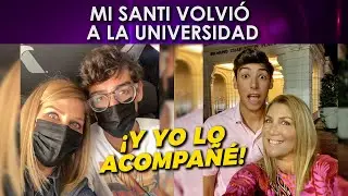 Mi Santi volvió a la universidad y yo lo acompañé | Maite TV