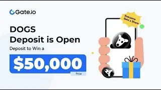 GATE İO DOGS DEPOZİYO ETKİNLİGİ 50.000 DOLAR AİRDROP #Gateio #DOGS #TON.