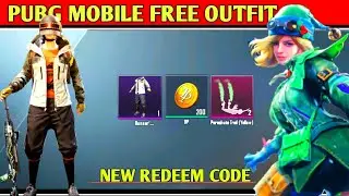 Pubg Mobile New Redeem Code Get || Outfits Or Parachute Trials and More || Free Reward