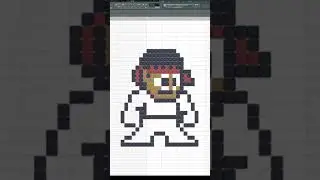 FREE FLP 8-BIT DRAWING in FL Studio (Ryu from Street Fighter)