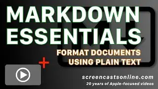 Markdown Essentials | SIMPLE and EASY syntax for all your plain text writing