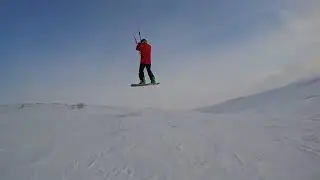 Полет в горах.