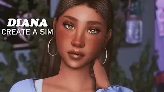 Create A Sim // THE SIMS 4 - "Diana" + FULL CC List!