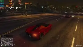 GTA5 Benchmark Ultra Settings Legion 5 RTX 3060 Ryzen 5800h 1080p