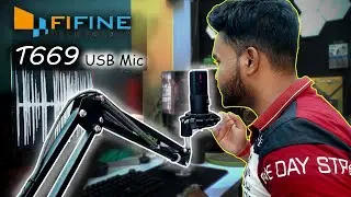 Fifine T669 USB Condenser Microphone Unboxing & Review - Best Budget Microphone || ⚡⚡