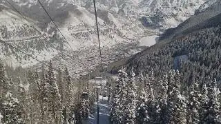 Our 1st time on the Gondola in Mountain Village!