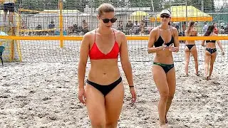Women's Beach Volleyball 🏆 Exciting Joyful Rallies