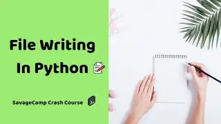 File Write Python | Python For Beginners | SavageCamp