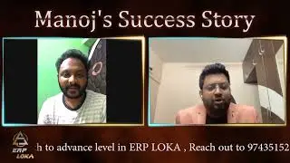 Success story#82 Manoj got placed as MM consultant from End user