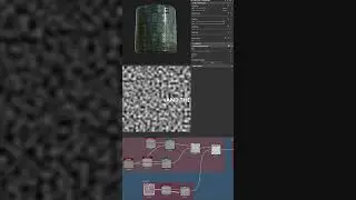 This is how I created the base for my Marble Pattern using Substance Designer!  #gameart #gamedev