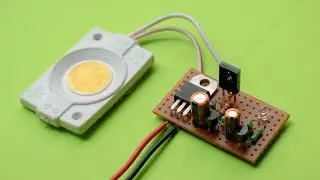 12 Volt DC Airplane ✈️ like strobe light using Transistors_ BC547, Capacitors, Resistors, 7805 IC