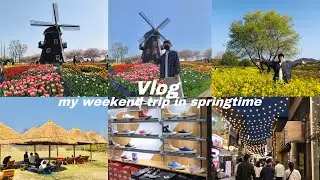 KOREA VLOG l MY WEEKEND TRIP IN SPRINGTIME 🌸 #gks 2020 #studyinkorea