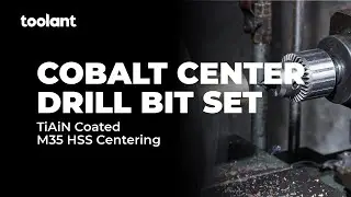 toolant Cobalt Center Drill Bit Set: Much Harder, More Wear-resistant, Heat-resistant and Durable.