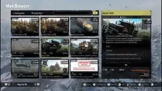 Friday's Snowrunner console mods