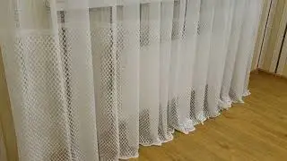 Тюль в зал. Тюль сеточка. Тюль гипюр. Белая гардина! Гардина в спальню.