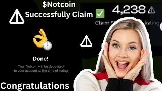 How to claim your $Notcoin on Telegram wallet before the listing date.