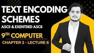 Common Text Encoding Schemes | 9th Computer - Chapter 2 - Lec 6