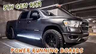 MUST HAVE 5th Gen Ram Power Running Boards - Boost Auto Lumistep M2 install and review