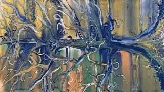Fanciful Curly Tree Painting: Art Demo - Painting Tutorial – Acrylic Painting –| “Curly Tree”