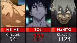 Kill Count of Jujutsu Kaisen Characters (Ep 1-41) | Jujutsu kaisen