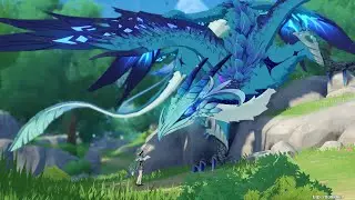 Genshin Impact - Stormterror Dvalin with weird TP glitch