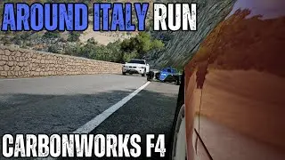 CarbonWorks F4 - Around Italy Run (Raw) | BeamNG.Drive