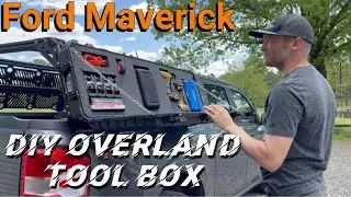 DIY Harbor Freight Tool Box | Ford Maverick Xtrusion Overland Harbor Freight Apache Box