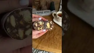 —шоколадная колбаска из детства ♥️ подписывайся🙌🏻 