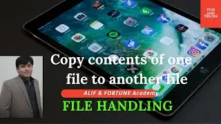 How do you copy the contents of a file to another file in C? || Copy data from one file to another