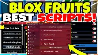Top 3 Scripts Blox Fruit Mobile No Key Fruit Rain & Auto Farm |RAID| Mastery | Mtriet Hub , Hoho Hub