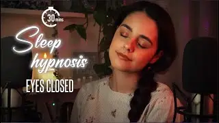 ASMR SLEEP HYPNOSIS w/ Guided Visualizations ✨ Anxiety Relief & Deep Sleep