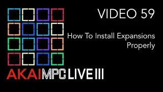 AKAI MPC LIVE III VIDEO 59 - How to install expansions properly