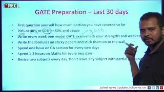 GATE Preparation in Last 30 days l GATE 2020 | How to Crack GATE | Last Minute Tips and Strategy