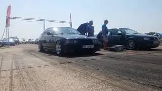 Drag Racing Ianca 6 August 2017. BMW E36 3.0i vs VW Golf 4 1.9 Diesel